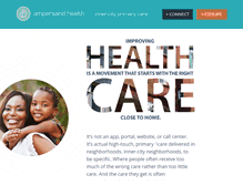 Tablet Screenshot of ampersand-health.com
